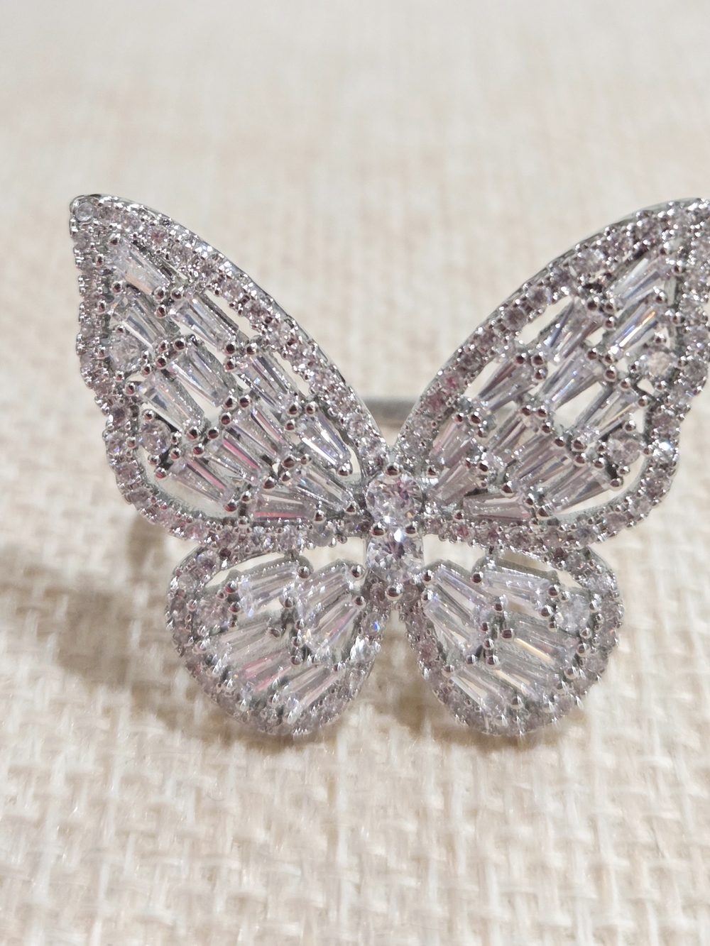 Sparkling Butterfly Ring - Women's Jewelry~ Size 8